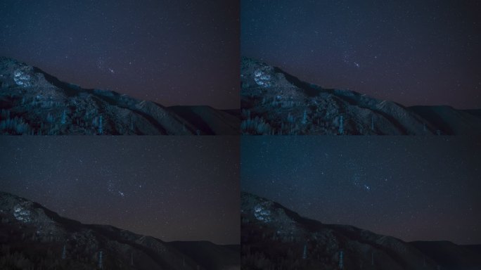 6K星空延时摄影松潘阿坝川西