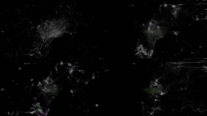 暗黑流体粒子晕染抽象背景
