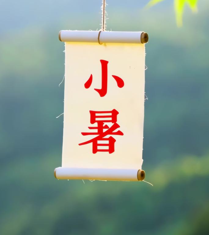 4K竖屏24节气夏至小暑严热夏天休闲生活