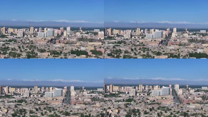 莎车县 县城道路 县城全貌