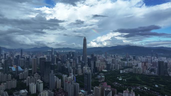 深圳平安金融中心城市景观航拍