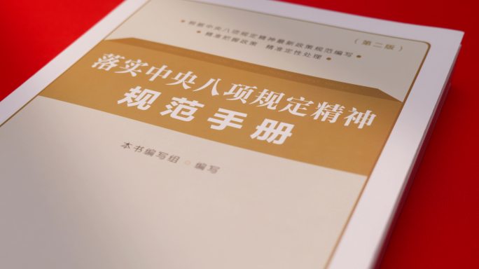 落实中央八项规定精神规范手册