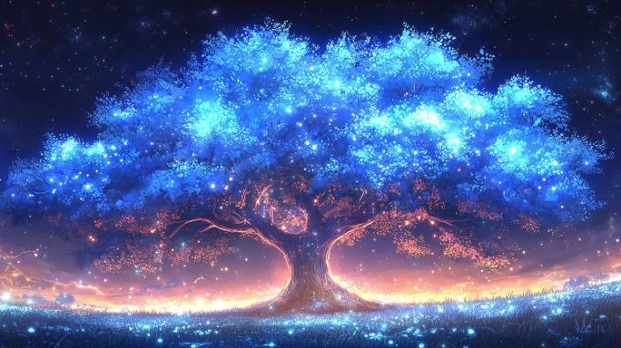【6K】梦幻星空大树