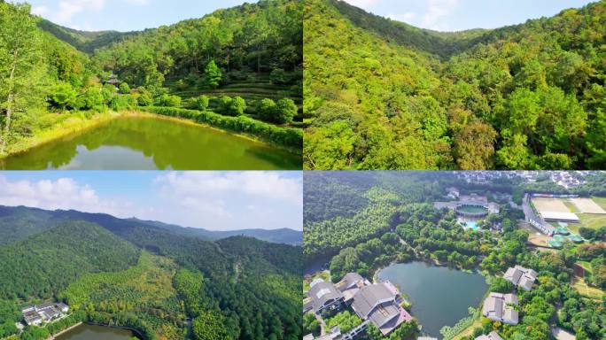 苏州吴中区旺山航拍