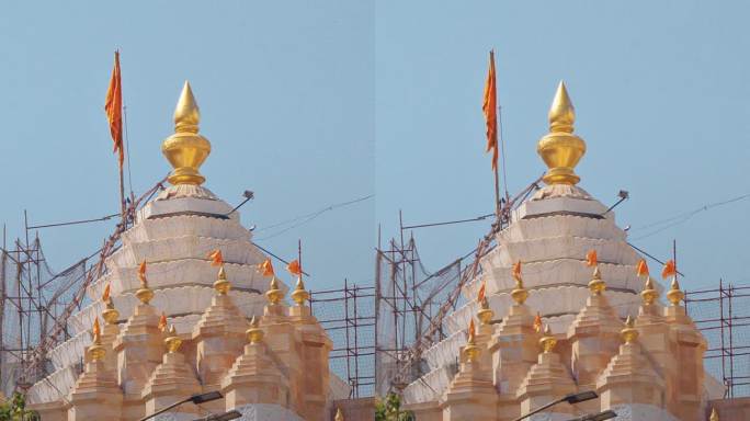 孟买，印度。西迪维纳亚克寺（Siddhivinayak Or Siddhi Vinayak Temp