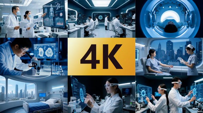 智慧医疗 AI科技医疗 VR虚拟科研