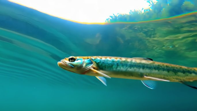 水中游动的鱼