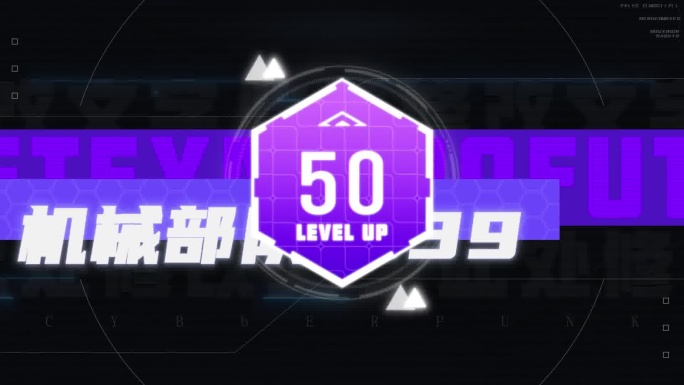 升级界面 等级升级动效