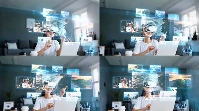 VR眼镜AR虚拟现实增强未来科技元宇宙