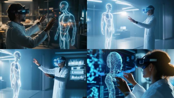 VR技术人体医学研究虚拟现实人体解剖教学