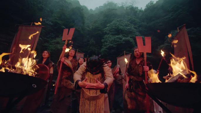 古代祭祀舞蹈 祭祀祈福 大禹治水祭拜