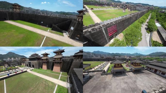 浙江金华横店影视城秦王宫穿越机FPV