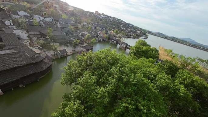 江苏无锡宜兴窑湖小镇竹林穿越机FPV