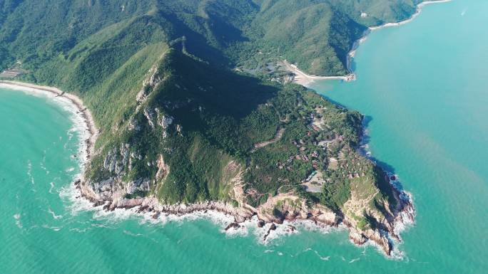 【4K实拍】深圳鹿嘴山庄全景航拍08