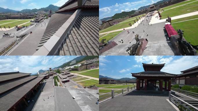 浙江金华横店影视城秦王宫穿越机FPV