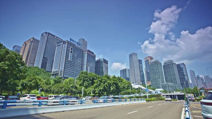 重庆江北嘴商务区金融中心高楼林立
