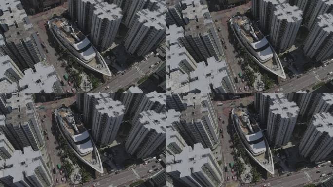 香港 高密度城市中的游艇景观