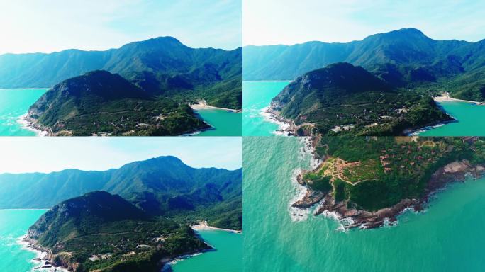 【4K实拍】深圳鹿嘴山庄全景航拍08