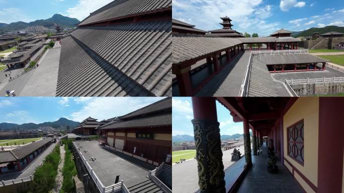 浙江金华横店影视城秦王宫穿越机FPV