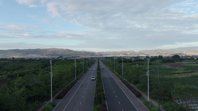 4K大理古城洱海苍耳大道