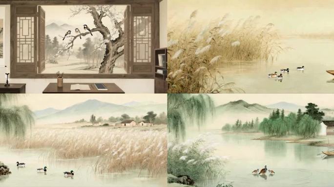 水墨江南诗意山水