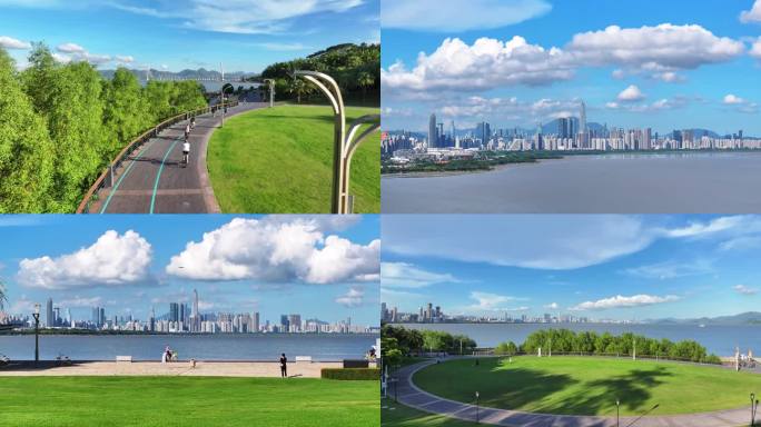 深圳南山福田CBD航拍合集