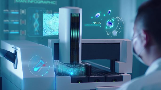 科技医疗实验AE模板