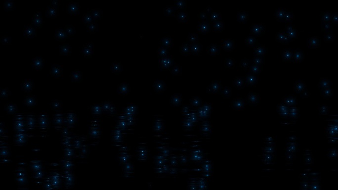 蓝色星光粒子背景