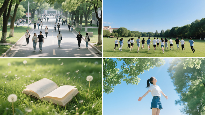 大学生校园生活学校上课学习艺术青春