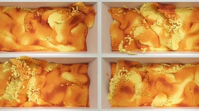 创意裸眼3D抽象粒子海洋流体艺术