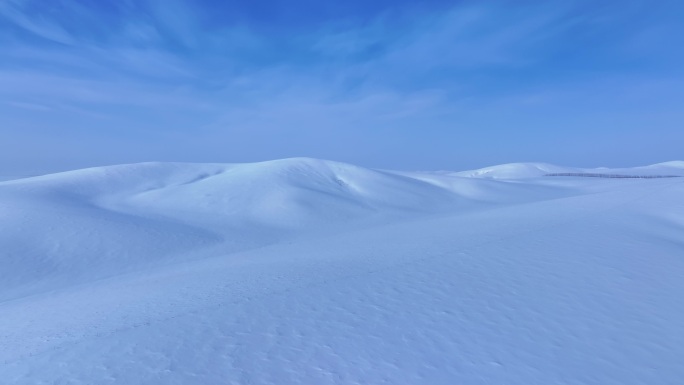 雪地白雪皑皑雪山