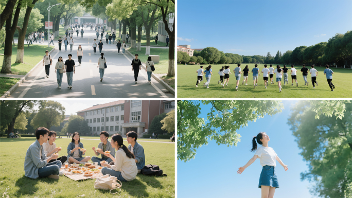 大学生校园生活学校上课教育青春