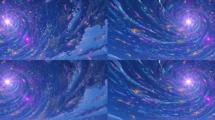 绚丽星云梦幻天空