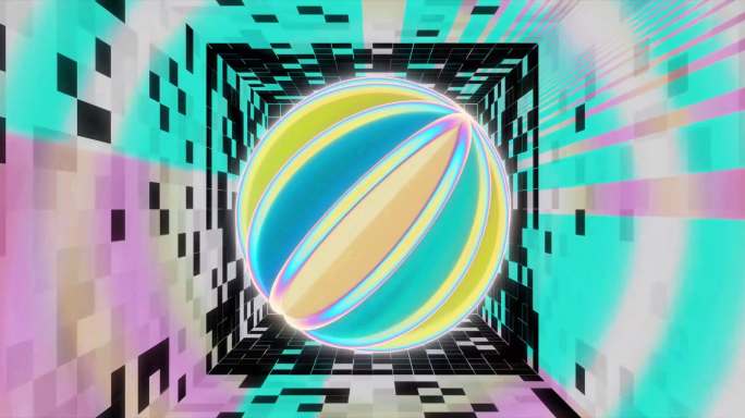 空间几何快节奏vj