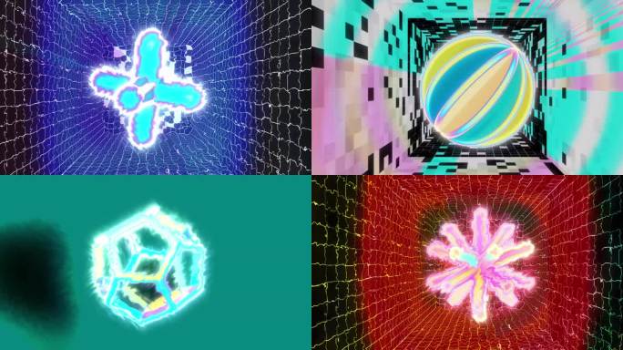 空间几何快节奏vj