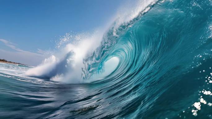 大海浪花海浪升格滔天巨浪大海海浪浪花合集