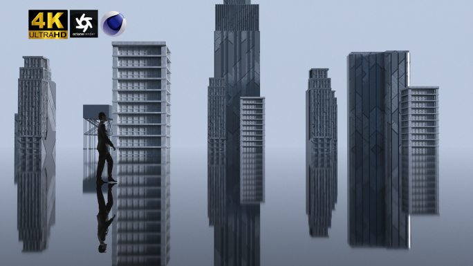 高端地产创意空间光影 C4D+AE
