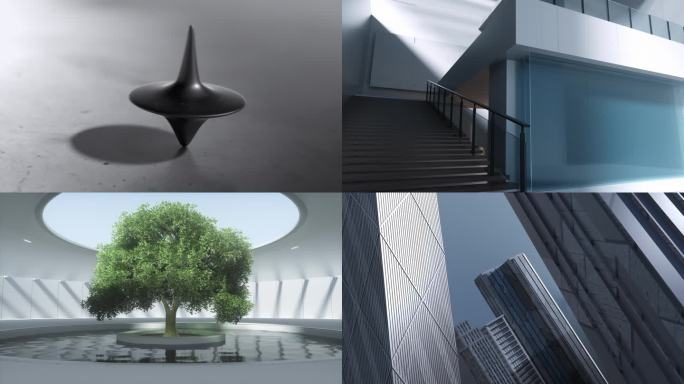 高端地产创意空间光影 C4D+AE