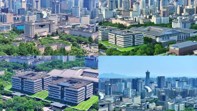 浙江省政府 杭州城市风景  浙江人民会堂