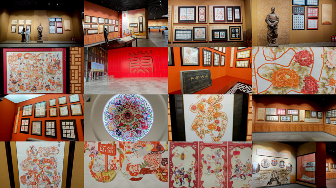 4K蔚县剪纸艺术博物馆剪纸展示文旅宣传
