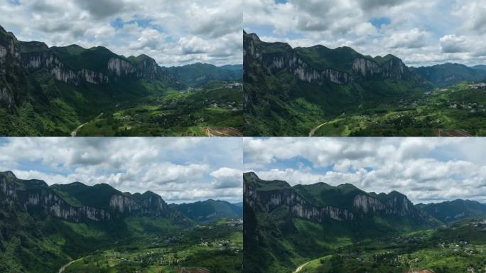 绿色山谷自然风光
