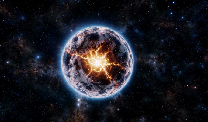 宇宙星球爆炸奇观