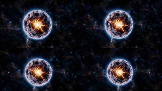 宇宙星球爆炸奇观