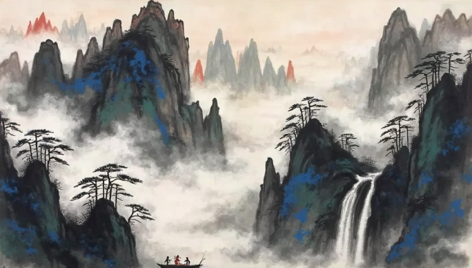 【4K合集】水墨国风山水意境