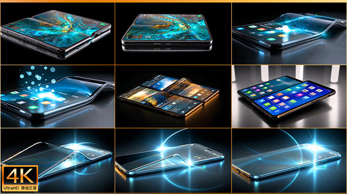 折叠屏幕手机 柔性折叠OLED高清屏幕