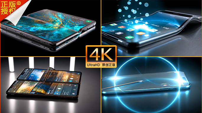 折叠屏幕手机 柔性折叠OLED高清屏幕