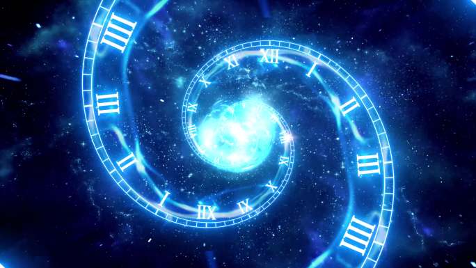 蓝色星空时空穿梭