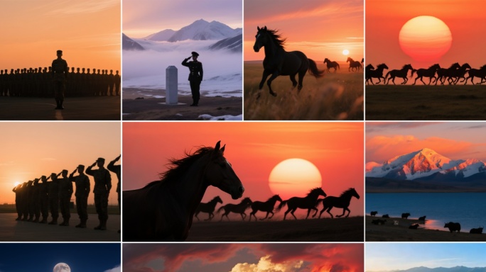《骏马奔驰保边疆》配乐 根据音乐制作
