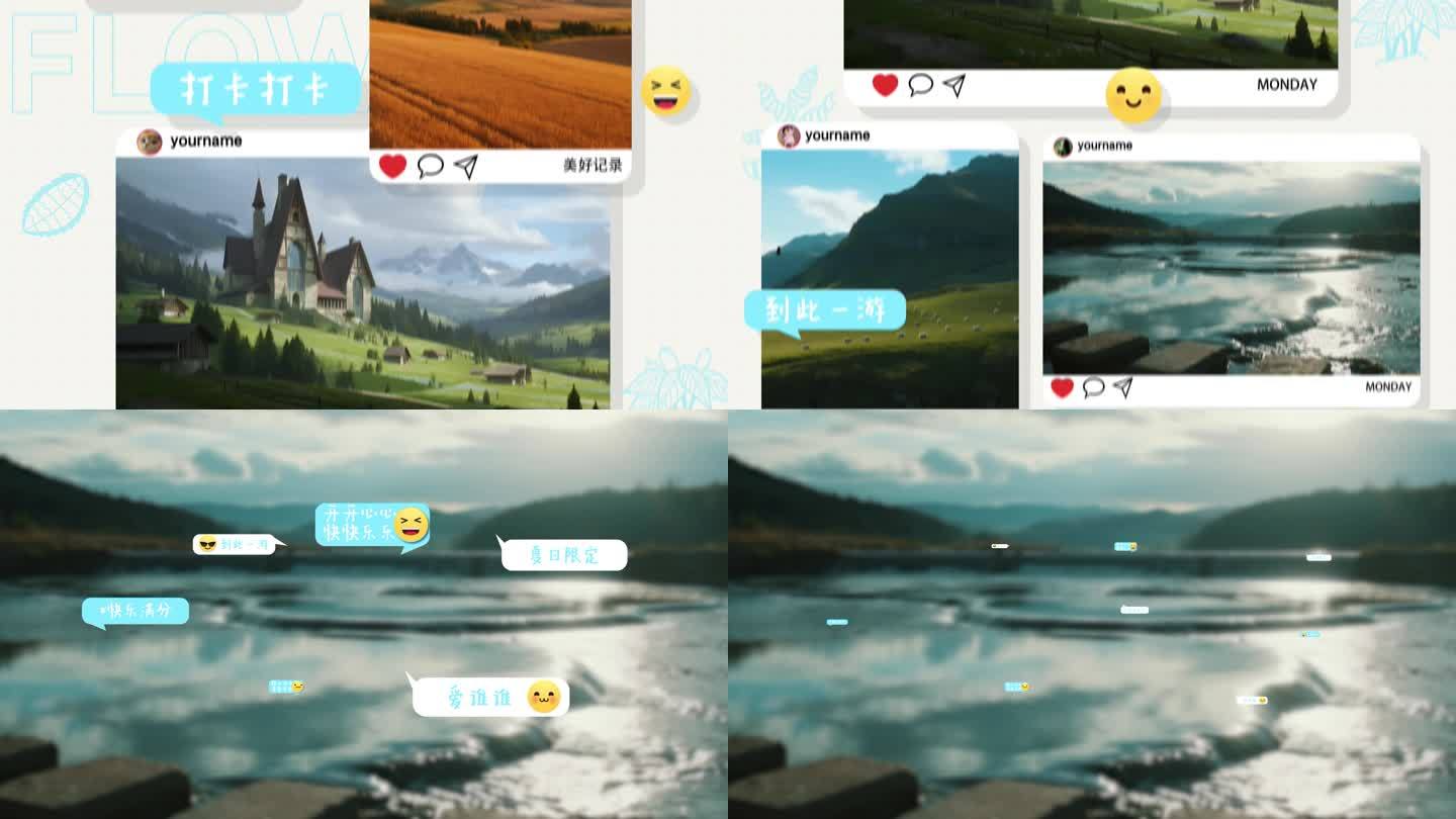 ins朋友圈照片包装