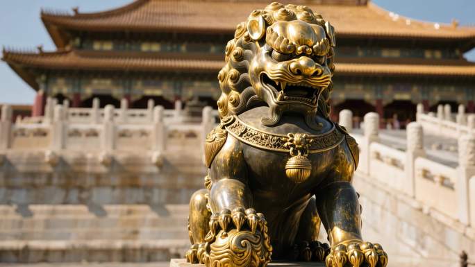 4K故宫天坛中国传统建筑与文化东方意境